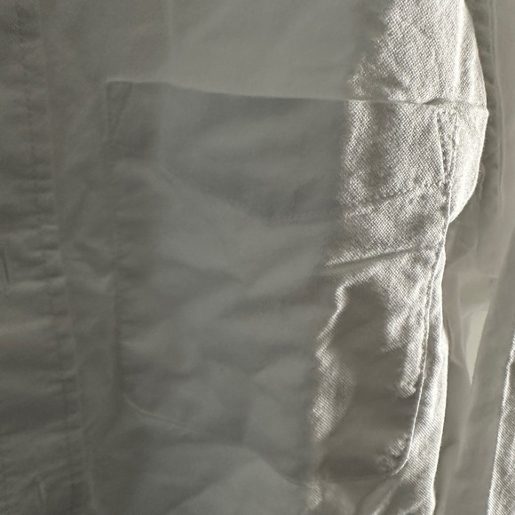 Children’s Place White Button-up Shirt with Left Pocket - Picture 2 of 8